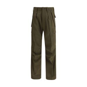 Tom Ford Cashmere Cargo Pants Men Green Bottoms